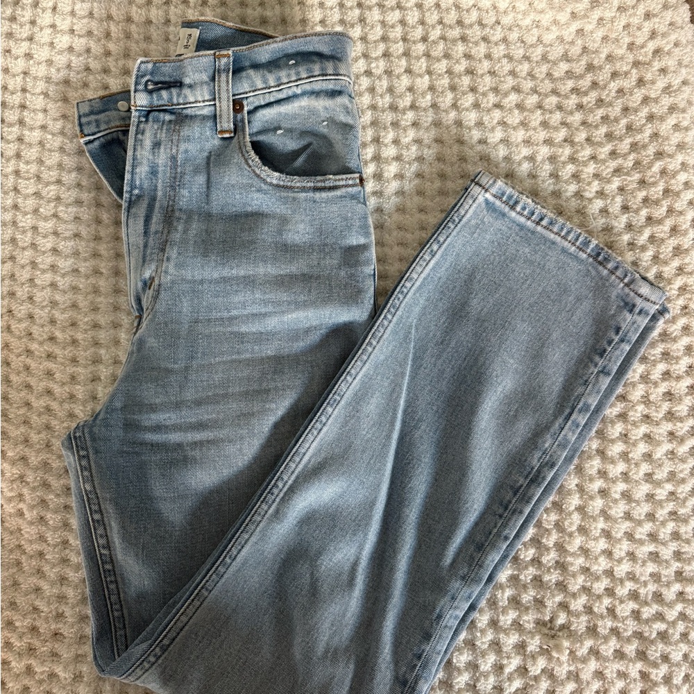 Abercrombie & Fitch Light Blue Straight Leg Jeans